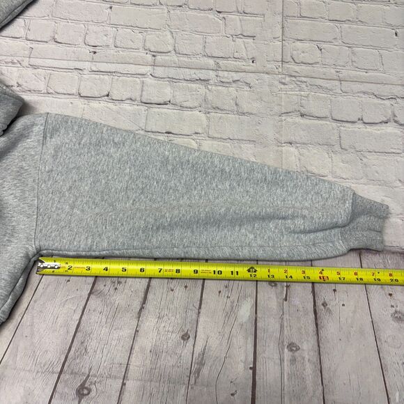 TNA Aritzia Women Sweat Cozy Fleece Sweatshirt Size Small Gray C062 -9 - Picture 5 of 16